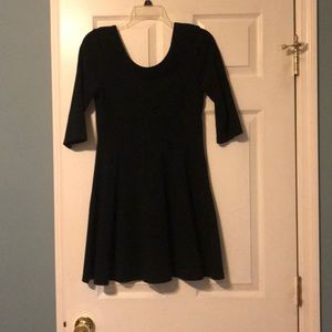Express Black Skater Dress